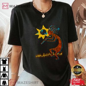 Kokopelli Concert Cool Fashion Native American T Shirt 3