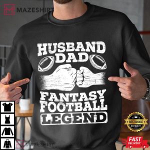 Dad Fantasy Football Legend Football Fan T Shirt 1
