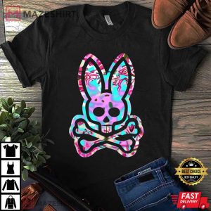 Psychedelic Bunny Psycho-Bunny Bunnies Classic Apparel T-Shirt