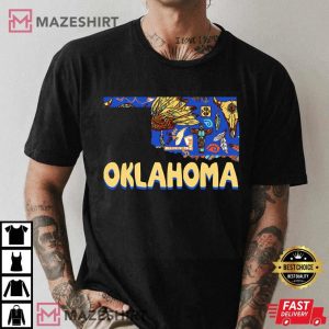 The Great State Of Oklahoma Indian Native American T Shirt 3