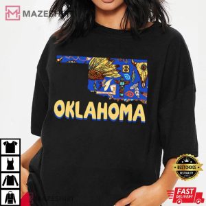 The Great State Of Oklahoma Indian Native American T Shirt 4