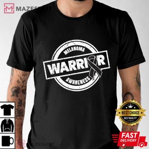 Warrior Skin Cancer Products Ribbon Melanoma 1