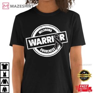 Warrior Skin Cancer Products Ribbon Melanoma 3