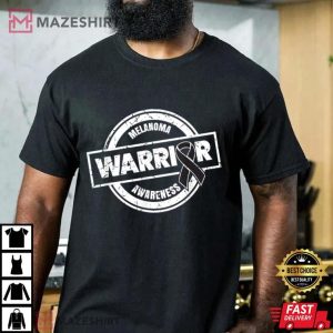 Warrior Skin Cancer Products Ribbon Melanoma 4