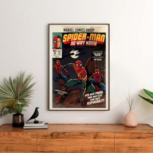 Spiderman No Way Home Marvel Comics Poster 3