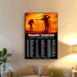 Imagine Dragons Mercury Tour 2022 Gift For Fan Poster