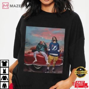 Kendrick Lamar and J Cole Rapper T Shirt 2