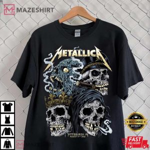 Metallica On Tour 2022 In Pittsburgh PNC Park Shirt 1