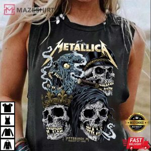 Metallica On Tour 2022 In Pittsburgh PNC Park Shirt 3