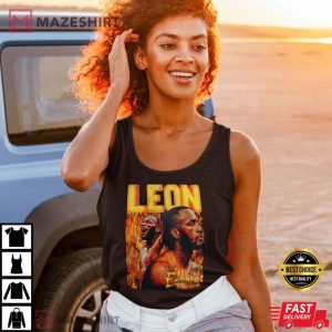 Vintage Bootleg Leon Edwards Fighter Boxing Retro 90s T Shirt 1