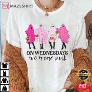 On Wednesday We Wear Pink Ghost T Shirt 2