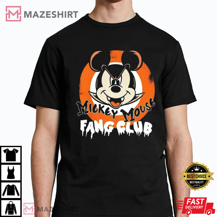 Disney Halloween Fang Club, Mickey T-Shirt Disney Halloween Fang Club, Mickey T-Shirt