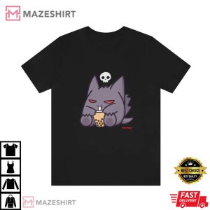 Gengar Boba Tea Shirt Bubble Tea T Shirt 1