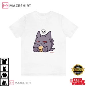 Gengar Boba Tea Shirt Bubble Tea T Shirt 4