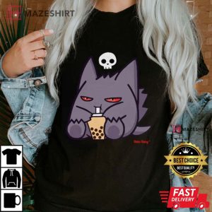 Gengar Boba Tea Shirt Bubble Tea T Shirt 6