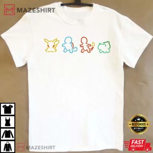 Minimalist Pokemon T Shirt 2