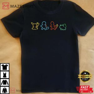 Minimalist Pokemon T Shirt 3