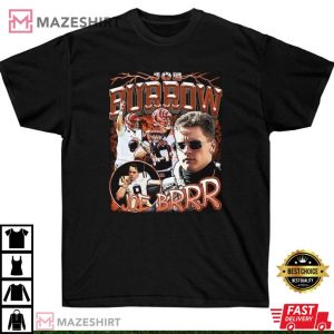 Vintage Bootleg Joe Burrow Rap T Shirt 4