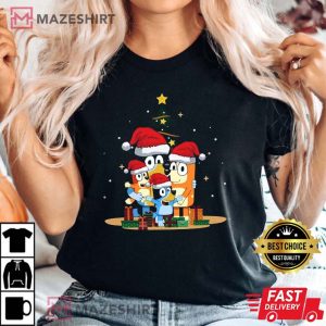 Bluey Christmas T Shirt 1