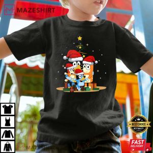 Bluey Christmas T Shirt 3