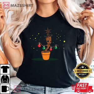 Baby Groot Xmas Tree Christmas Jumper T Shirt 1