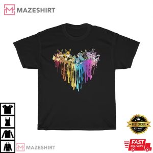 Eevee Evolution T Shirt 1