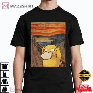 Screaming Psyduck T Shirt 3