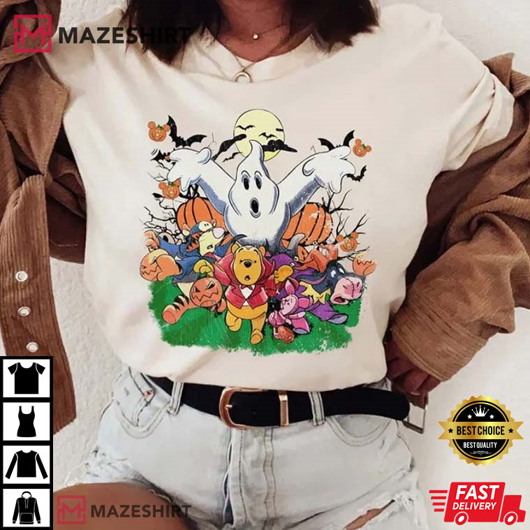 Vintage Winnie The Pooh Halloween T-Shirt Vintage Winnie The Pooh Halloween T-Shirt