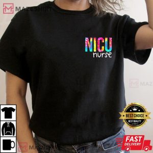 Tie Dye NICU Nurse Life Pocket 1