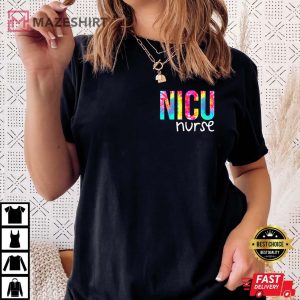 Tie Dye NICU Nurse Life Pocket 3