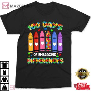 Autism Awareness Embrace Differences 100 Days Of School 3