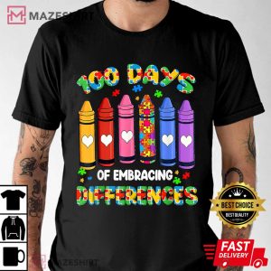 Autism Awareness Embrace Differences 100 Days Of School 4