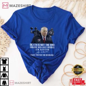 RIP Len Dawson Thank You For The Memories T Shirt 3 1