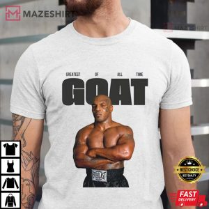 Mike Tyson Shirt GOAT Greatest Of All Time Shirt Boxing 1