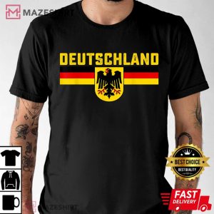 Deutschland Germany Flag Eagle German National Men Women T Shirt 1