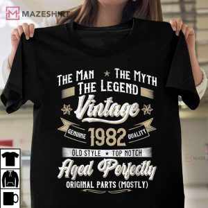 Myth Legend 40th Birthday Gift T Shirt 1