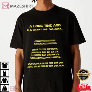 Star Wars Funny T Shirt Star Wars Intro