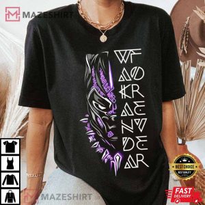 Wakanda Forever Black Panther 2 Sides T Shirt 2
