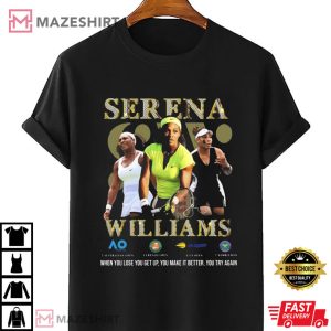 Serena Williams Greatest Female Athlete T Shirt 2