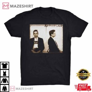 Johnny Cash Mugshot Music T Shirt 3