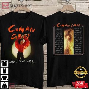 Conan Gray World Tour 2022 Double Sided T-shirt