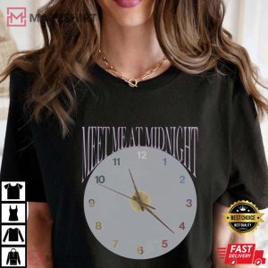 Meet Me At Midnight Clock T Shirt 4
