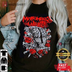 Motionless In White Band Creatures Black Birds Rose T Shirt 1