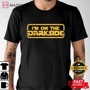 Mens Im On The Darkside Coach Gang Wear Black Graphic T Shirt 2