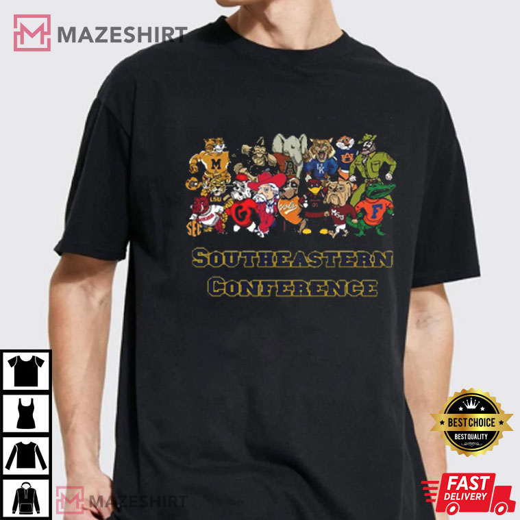 Southeastern Conference For Football Lover T-Shirt Southeastern Conference For Football Lover T-Shirt