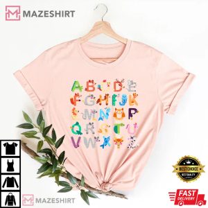Alphabet T Shirt 1
