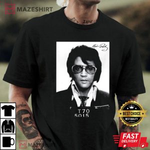 Elvis Presley Mugshot T Shirt 1