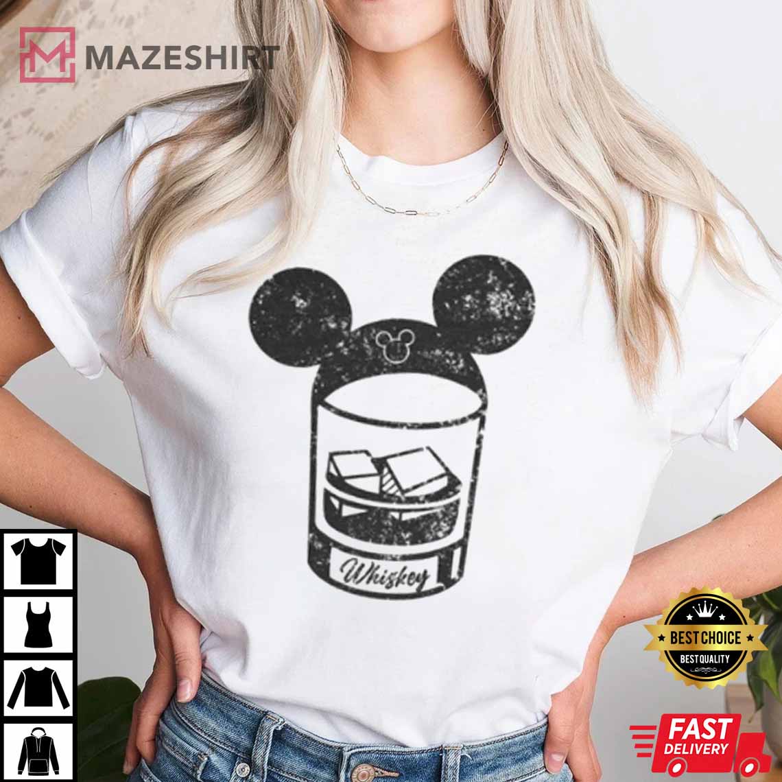 Whiskey Mickey Disney T-Shirt Whiskey Mickey Disney T-Shirt