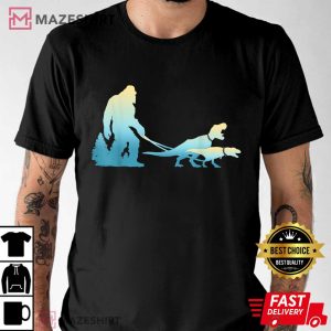 Bigfoot Taking His Dinosaurs For A Walk 2