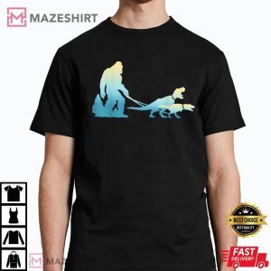 Bigfoot Taking His Dinosaurs For A Walk 4